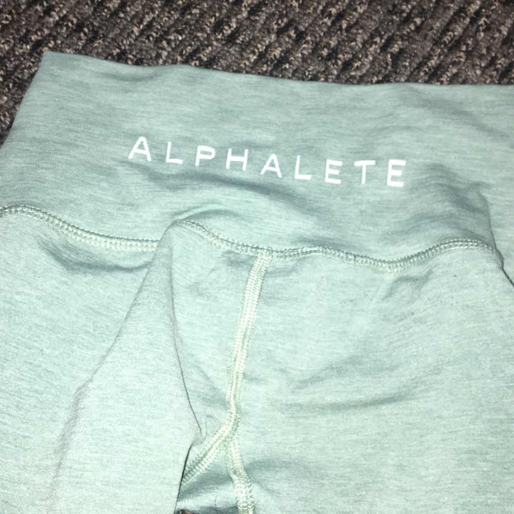 SOLD Jade green alphalete leggings